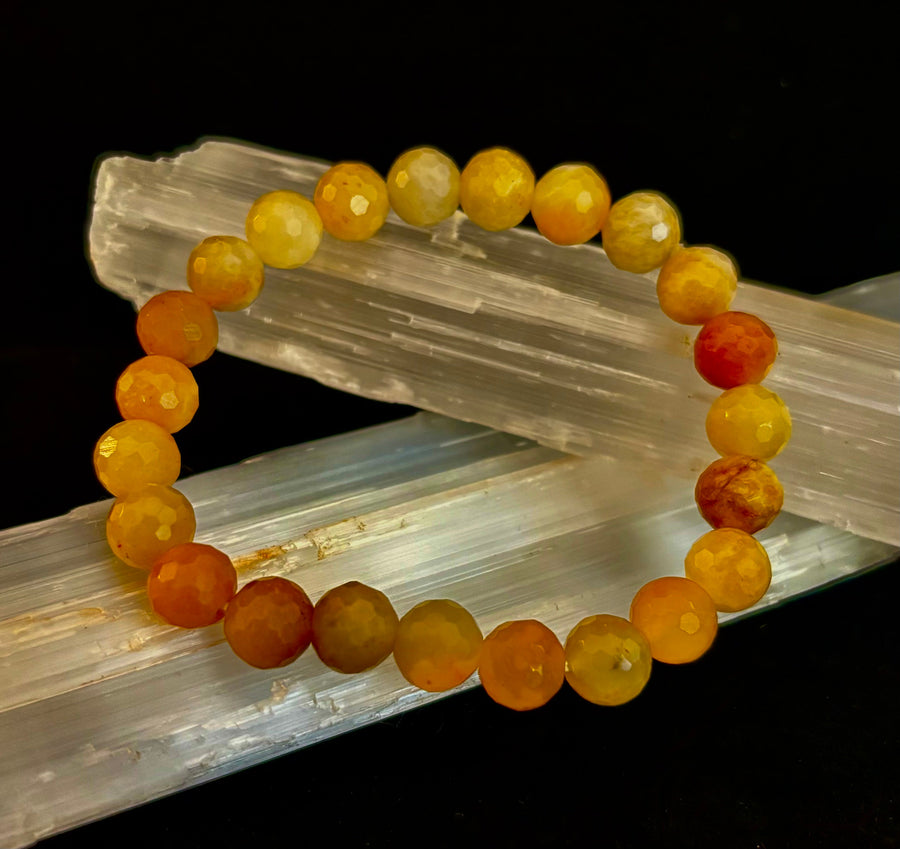 Golden Glow Peach Aventurine Bracelet