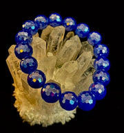 Disco Blue Agate Bracelet