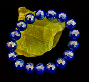Disco Blue Agate Bracelet