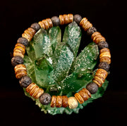 Rooted Journey Wooden Bracelet (8" for Large Wrists)