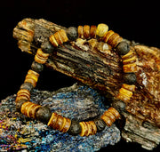 Rooted Journey Wooden Bracelet (8" for Large Wrists)