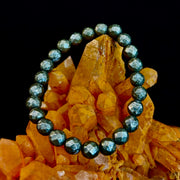 Prosper in Purpose – Pyrite Polyhedral Bracelet