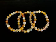 Golden Healer Quartz Bracelet – 8mm Natural Crystal - Energy Healing, Alignment & Manifestation