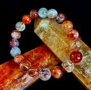 Ignite Within - Fire Quartz (Hematoid Quartz) Bracelet