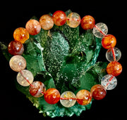 Ignite Within - Fire Quartz (Hematoid Quartz) Bracelet