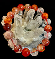 Ignite Within - Fire Quartz (Hematoid Quartz) Bracelet