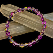 Prism of Possibility - Purple Aura Quartz Bracelet