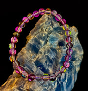 Prism of Possibility - Purple Aura Quartz Bracelet