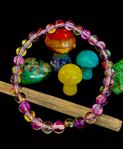 Prism of Possibility - Purple Aura Quartz Bracelet