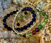🧠 Focus & Clarity Intention Bracelet Set
