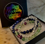 🧠 Focus & Clarity Intention Bracelet Set
