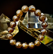 I Feel So Free - Mystic Agate 12mm Faceted Bracelet