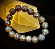 I Feel So Free - Mystic Agate 12mm Faceted Bracelet