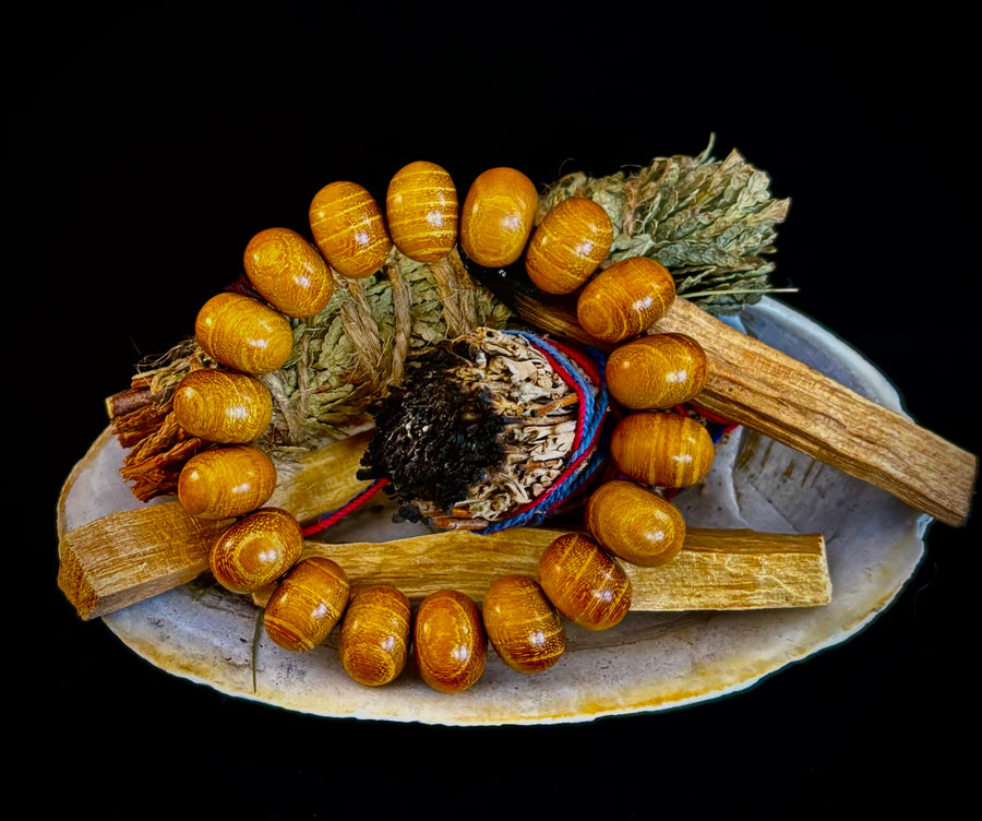 The Sacred Wood Statement Bracelet