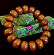 The Sacred Wood Statement Bracelet