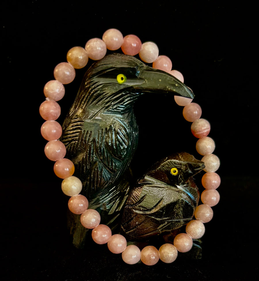 🌸 Be Gentle With Yourself - Natural Pink Opal Bracelet | Available in 6mm & 8mm
