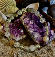Garden Within Bracelet - Garden Quartz (Lodolite) Bracelet