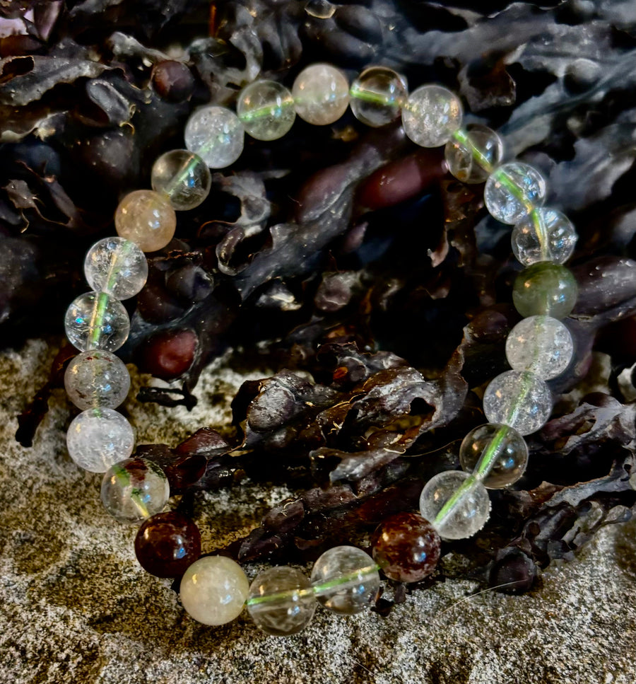 Garden Within Bracelet - Garden Quartz (Lodolite) Bracelet