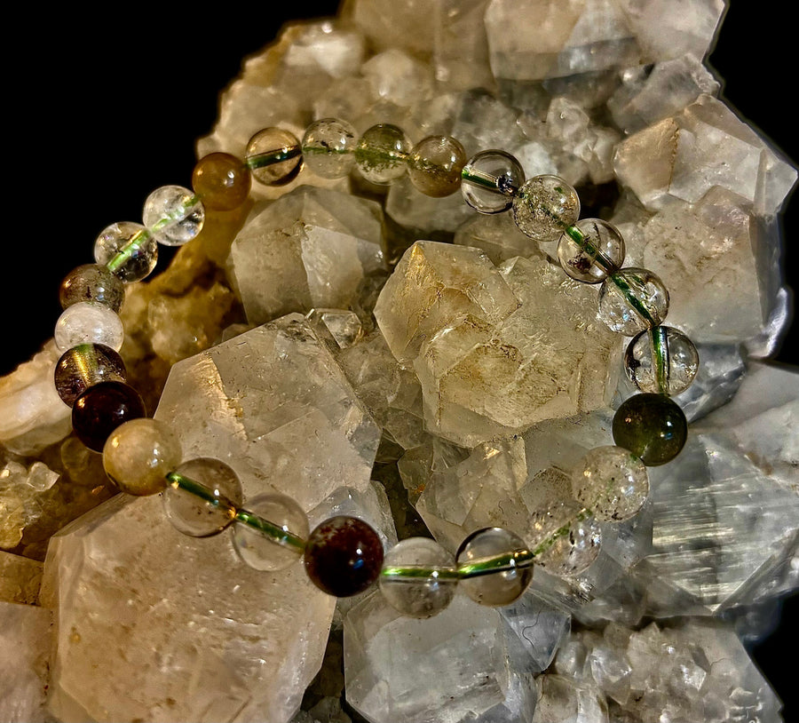 Garden Within Bracelet - Garden Quartz (Lodolite) Bracelet