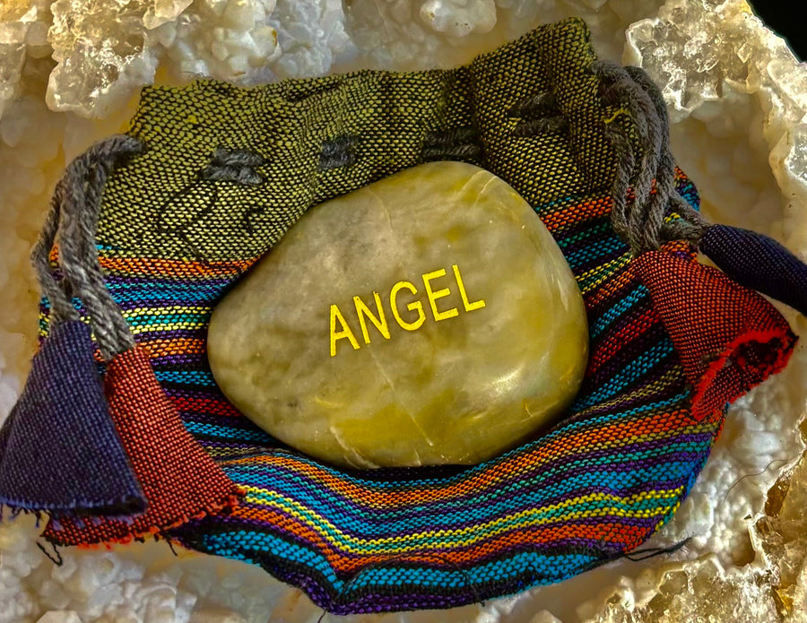 Intention Energy Stones – Engraved River Rock Collection (Larger sized, and gift bagged!)