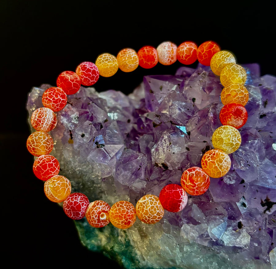 Fire Agate Bracelets (4 Wicked Fabulous Colors!)