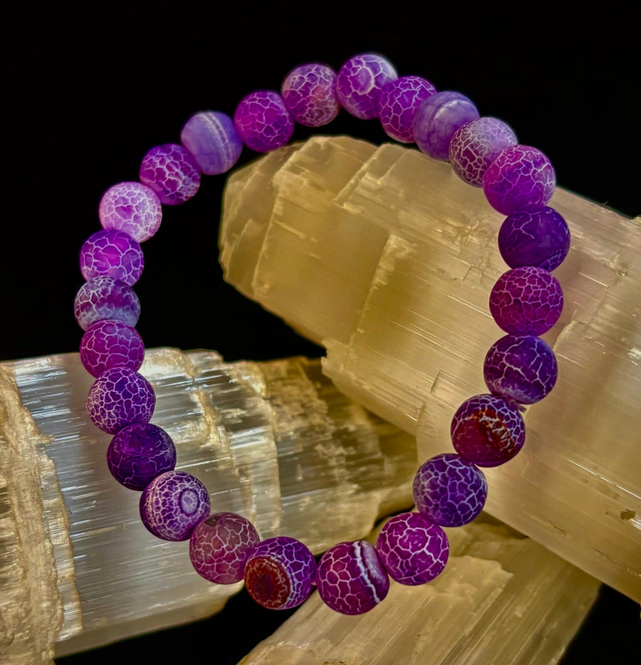 Fire Agate Bracelets (4 Wicked Fabulous Colors!)