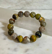 🐝 Bumble Bee Jasper Statement Bracelet – Rare Natural Gemstone | Limited Supply | Three Bead Sizes