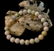 🌿 New Horizons - Natural Burma Jade (Jadeite) 8mm Stretch Bracelet