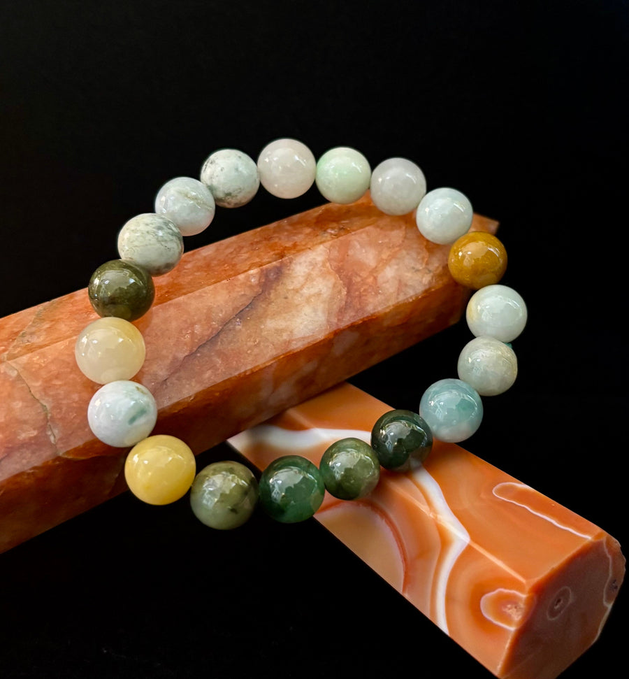 Imperial Harmony Burma Jade Bracelet (Natural Burma Jade | Limited Small Batch | Small Wrists)
