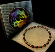 Reiki-Infused Hematite & Copper Conductor Bracelet for Grounding, Vitality & Protection (4mm/3mm, Fits up to 8")