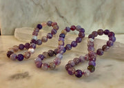 Reiki-Infused Natural Unicorn Stone Bracelet for Deep Peace, Emotional Healing & Joyful Serenity (8mm)