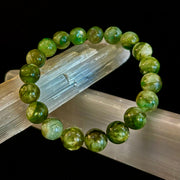Green Lepidolite Mica Gemstone Bracelet — Peace, Heart Renewal & Emotional Balance