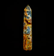 Marcasite Crystal Obelisk Mini-Tower – Soul Attraction & Metallic Focus (3"–4")