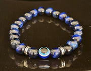 Evil Eye Style Beaded Bracelets – Handmade Natural Stone Protection