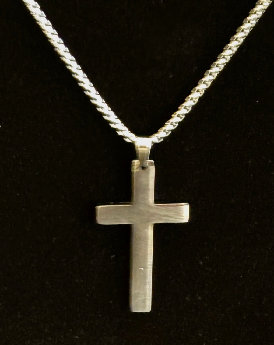 Stainless Steel Cross Necklace – A Symbol of Strength, Balance & Self-Expression