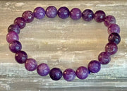 Lepidolite Reiki-Infused Peace & Emotional Balance Bracelet (Medium to Large Wrists)