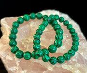 Malachite Bead Bracelet – Transformation and Protection