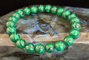 Malachite Bead Bracelet – Transformation and Protection