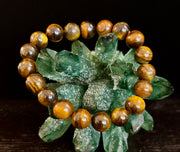 Natural Tiger Eye Beaded Bracelet – Stone of Personal Power