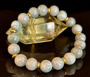Zen Jade Adventure Bracelet – 10mm Natural Jade for Large Wrists