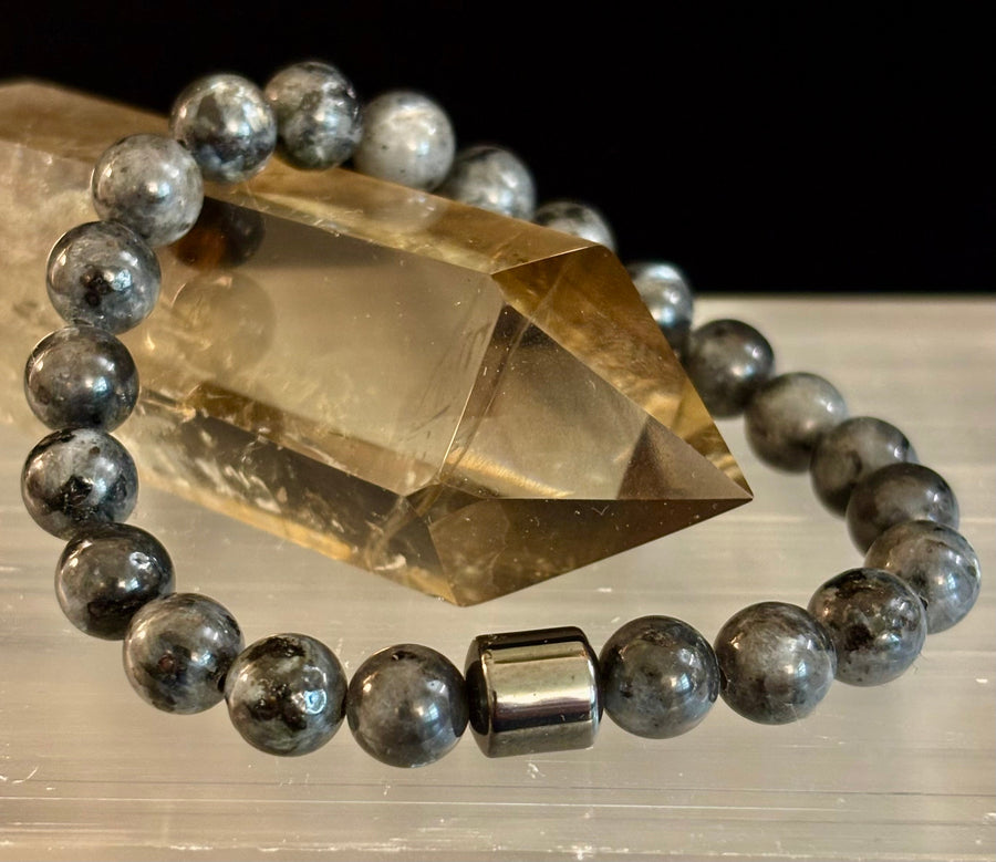 Earth Energy Collection – 6 Choices - Natural Stone & Magnetic Bead Bracelets for Medium to Large Wrists