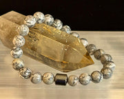 Earth Energy Collection – 6 Choices - Natural Stone & Magnetic Bead Bracelets for Medium to Large Wrists
