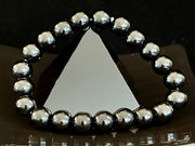 Black Onyx 8mm Reiki-Infused Protection & Grounding Bracelet (7.5” Medium Wrists)