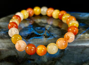 Red Aventurine Bracelet – Confidence, Creativity & Grounded Energy (Medium to Large Wrists)