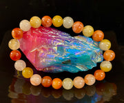 Red Aventurine Bracelet – Confidence, Creativity & Grounded Energy (Medium to Large Wrists)