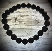 Jet Bracelet – Energy Cleanser, Emotional Healer & Lightweight Protection (Medium Wrists)