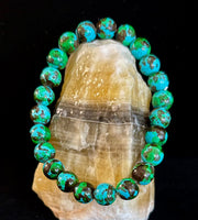 Bohemian Beach Vibes Anti-Anxiety Bracelet – 8mm Calming Beads for Medium Wrists 🌴💆‍♀️🌊