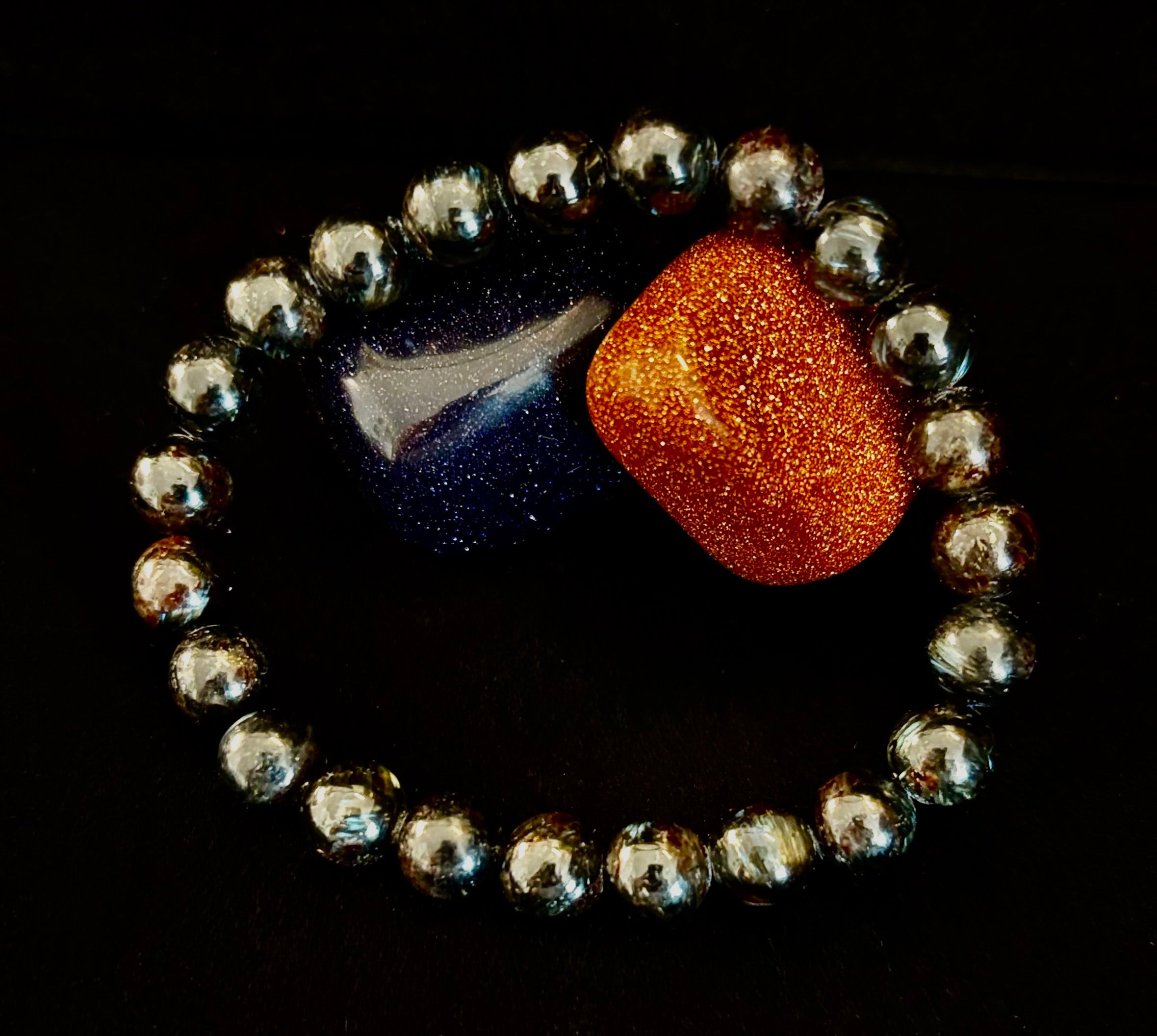 Awaken Inner Power with Natural Astrophyllite (Arfvedsonite) Bracelet