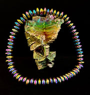 🌈 Rainbow Hue Metal Bracelet – Medium to Large Wrists