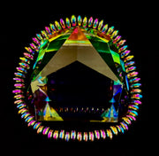 🌈 Rainbow Hue Metal Bracelet – Medium to Large Wrists